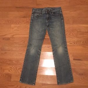 NY&C Petite Mid-rise straight jeans